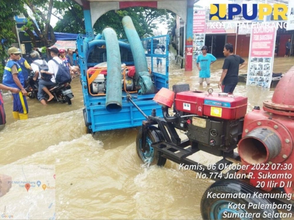 Pemkot Palembang Diminta Buat Sumur Cadangan Serapan Air Atasi Banjir