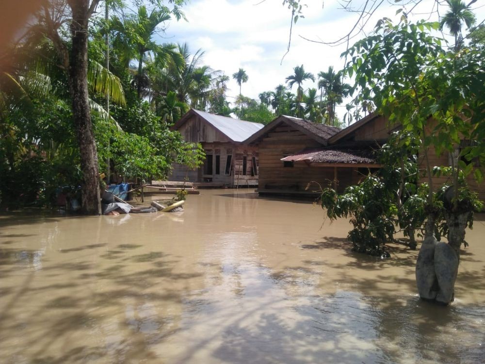 Banjir Rendam 7 Kecamatan di Aceh Utara, Ribuan Warga Mengungsi