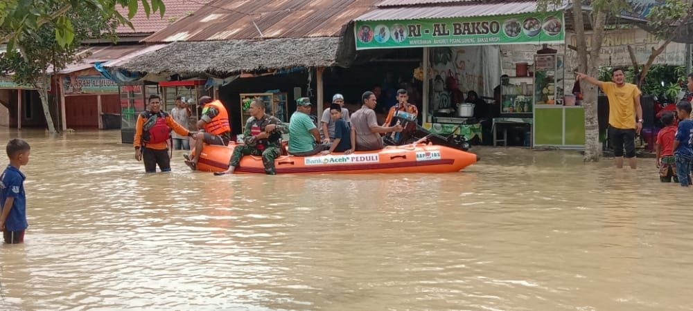Banjir di Aceh Utara Meluas ke 19 Kecamatan, Lebih 7 Ribu Mengungsi