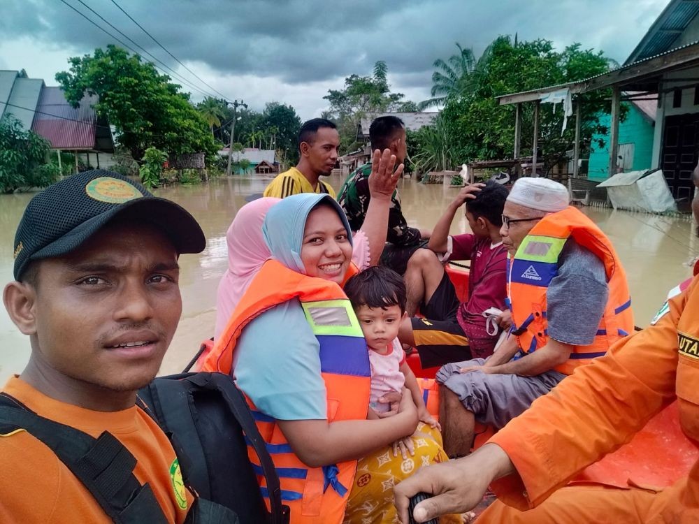 Banjir Aceh Utara Meluas Jadi 13 Kecamatan, 39.796 Orang Mengungsi