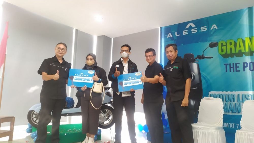 Spesifikasi Alessa eX3000, Motor Listrik Pertama di Palembang 