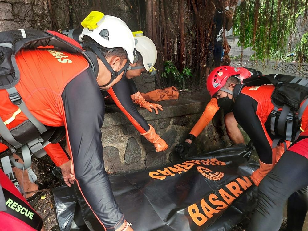 Pengendara Motor di Denpasar Masuk Gorong-gorong, Ditemukan Meninggal