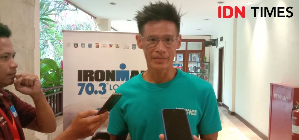 Ini Kunci Andy Wibowo Menjuarai Lomba Triatlon Ironman di Lombok 
