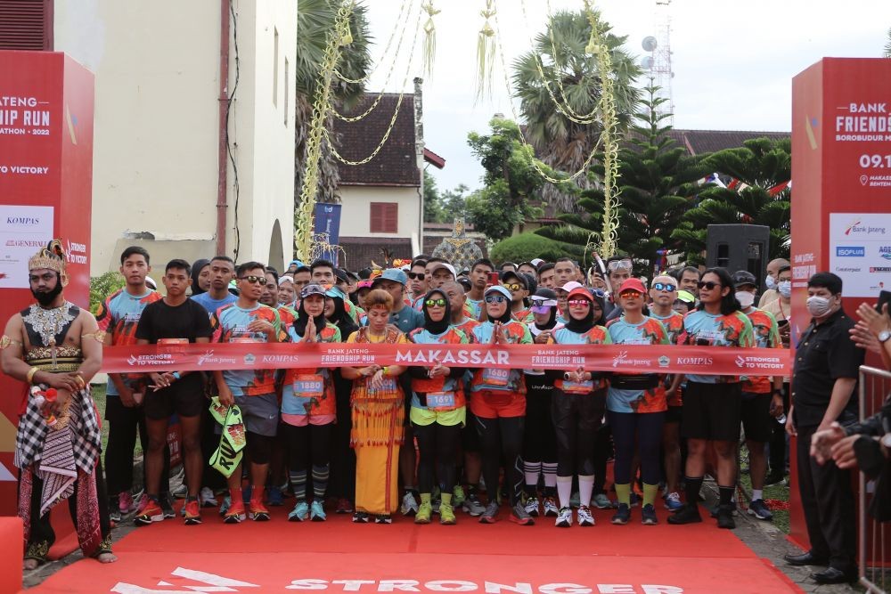 Bank Jateng Friendship Run di Makassar, Ganjar : Ini Yang Paling Ramai