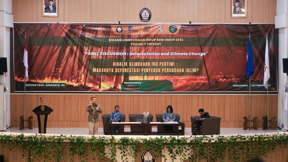 BEM Undip Beri Edukasi Soal Deforestasi dan Perubahan Iklim