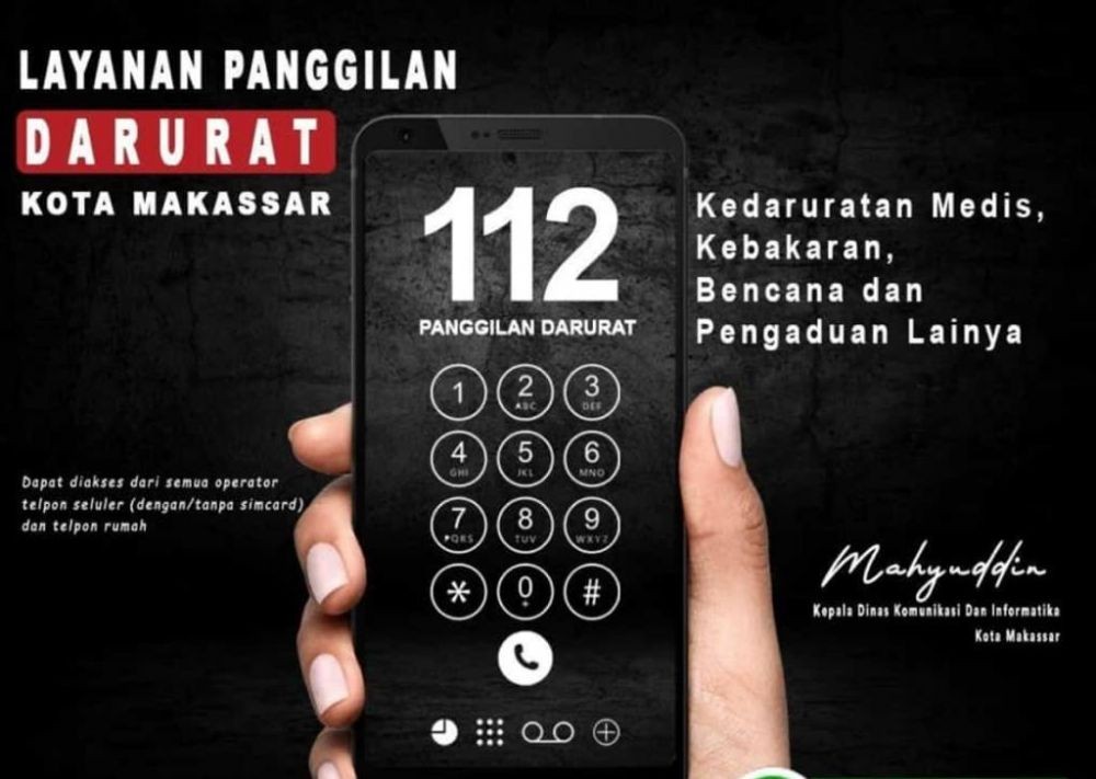 Ada Banjir atau Pohon Tumbang di Makassar? Hubungi 112, Gratis!