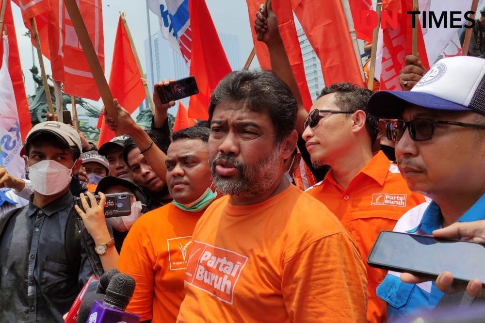 Hari Ini Ribuan Buruh Demo Geruduk Istana, Ini Tuntutannya