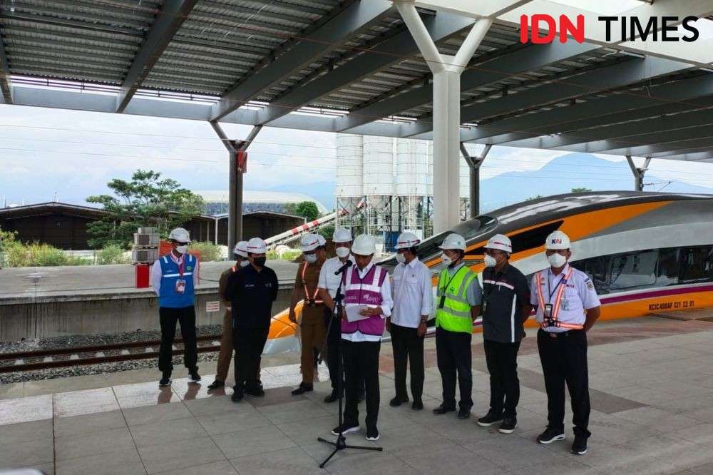 Proyek Kereta Cepat Jakarta-Bandung Sudah 88 Persen