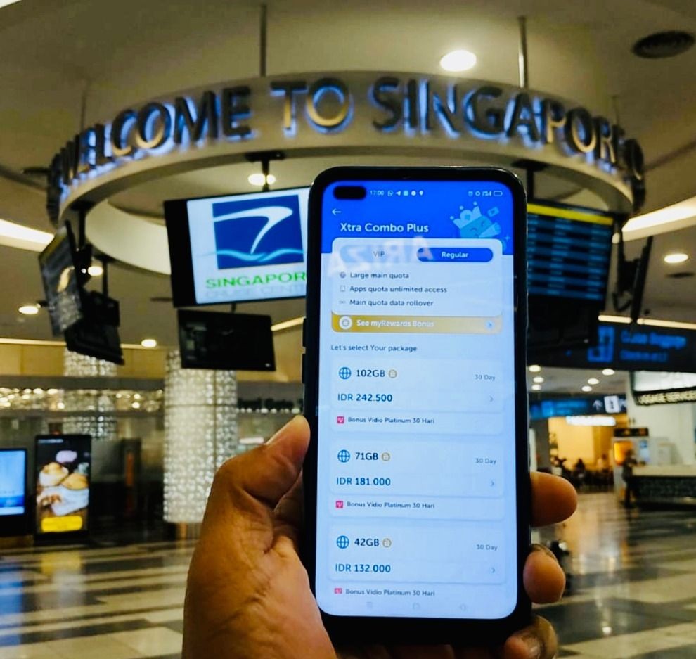 Paket Xtra Combo Flex Nyaman Internetan di Singapura dan Malaysia