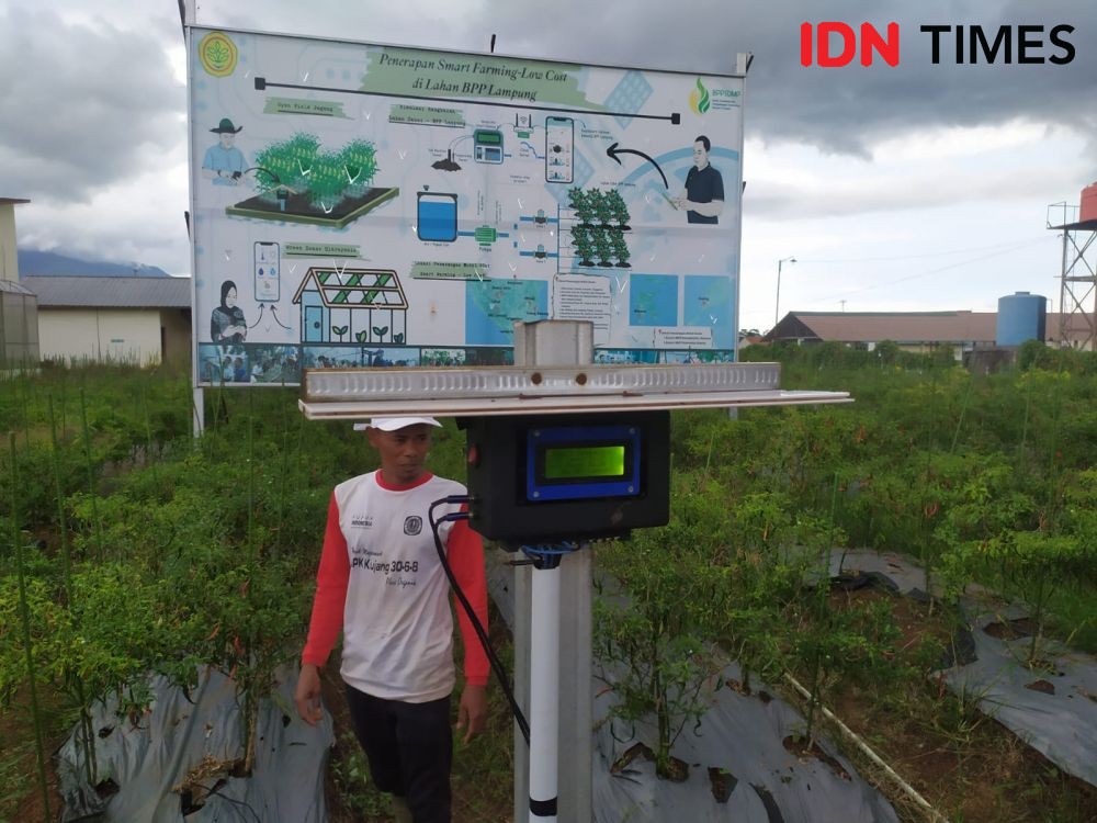 Irjen Kementan Bakal Kembangkan Teknologi Sistem Irigasi BPP Lampung