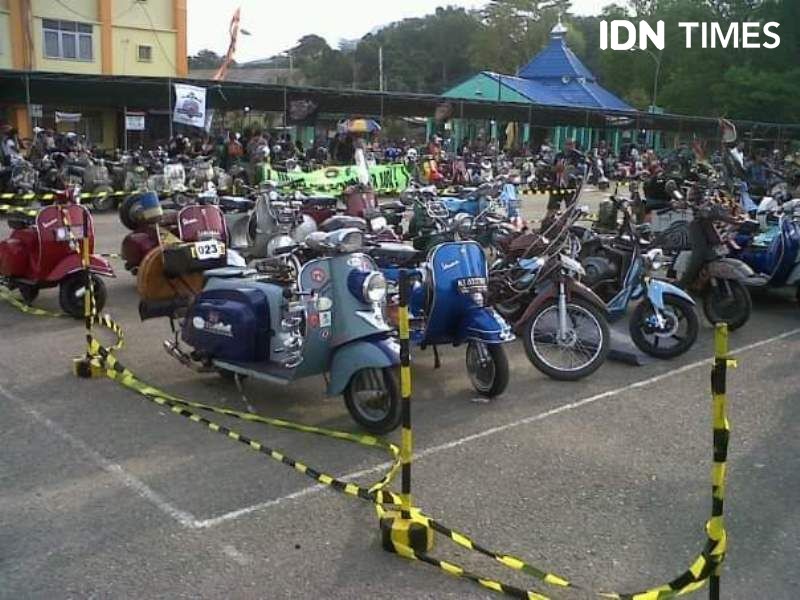 Ribuan Skuteris Hadir dalam Parade Scooter Borneo ke 17 di Paser 