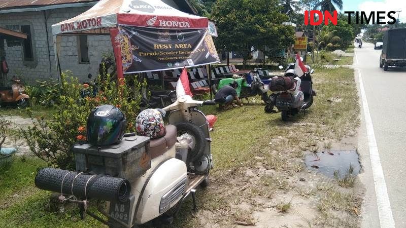 Ribuan Skuteris Hadir dalam Parade Scooter Borneo ke 17 di Paser 