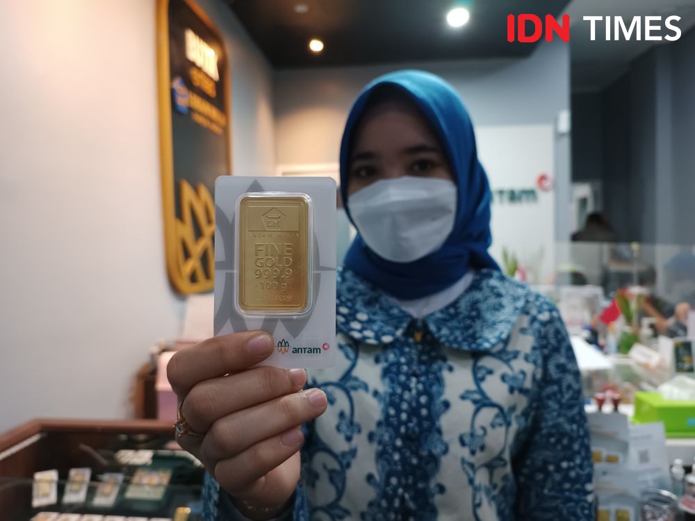 Jelang Akhir Pekan, Harga Emas Antam Butik Medan Naik Lagi Rp10 Ribu