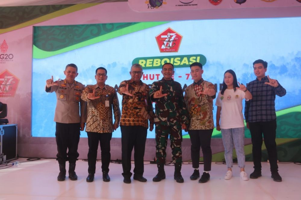 Kodam Mulawarman dan PSP Reklamasi Tahura Bukit Soeharto