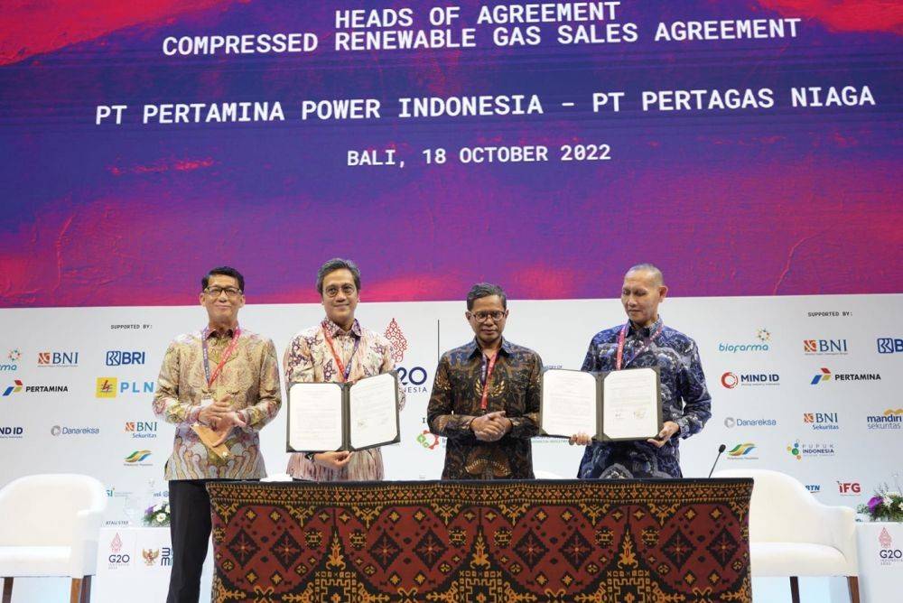 Sinergi BUMN Dukung Penyediaan Gas Dari Energi Terbarukan