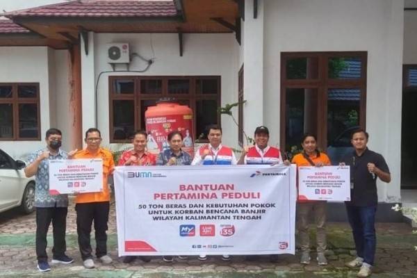 Pertamina Peduli Bantu Korban Banjir Di Kalimantan Tengah