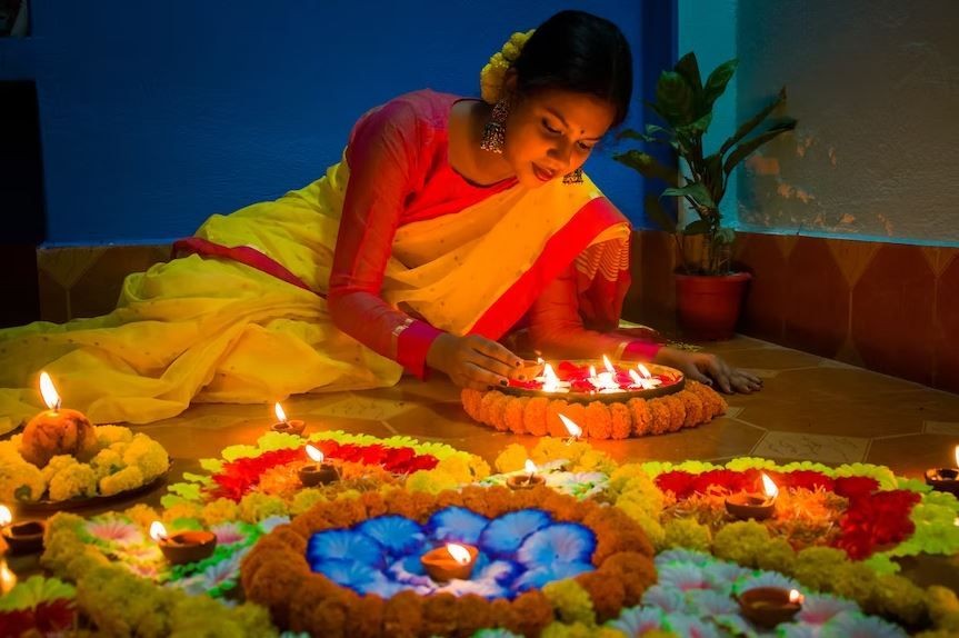 7 Fakta Rangoli, Dekorasi Menawan Khas Perayaan Diwali di India