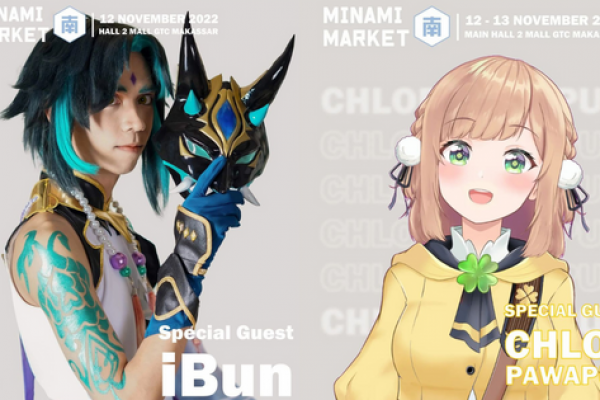 Minami Market 03 di Makassar Hadirkan Cosplayer Nasional dan VTuber