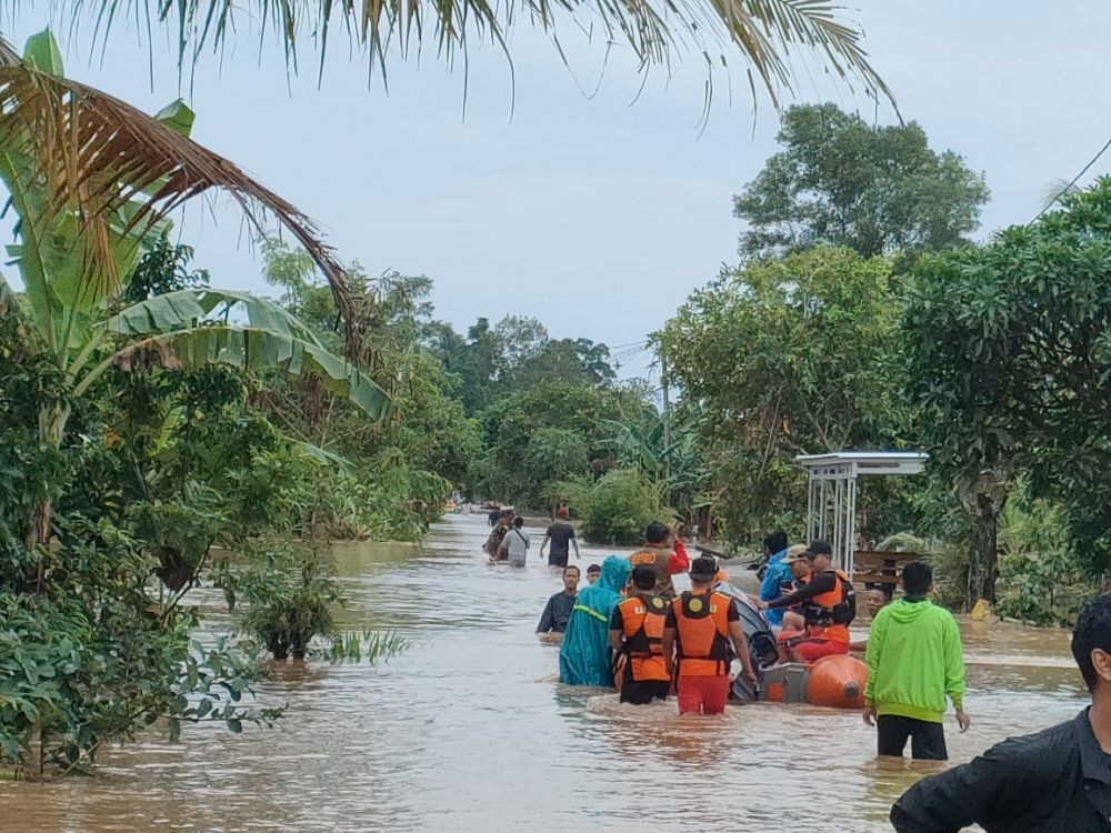 Lagi, Banjir Lampung Selatan Seret 2 Korban, Satu Ditemukan Meninggal