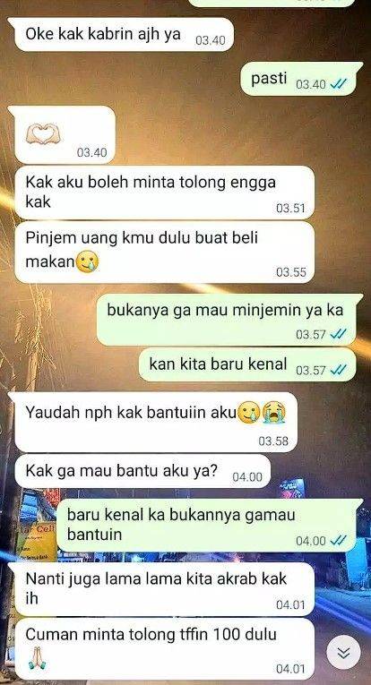 10 Chat Temen Pinjam Barang Ini Ending-nya Bikin Emosi