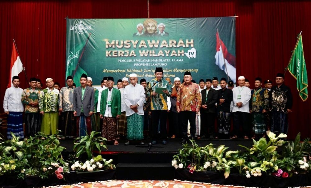 NU se-Lampung Deklarasi Antipolitik Uang Pilih Pemimpin