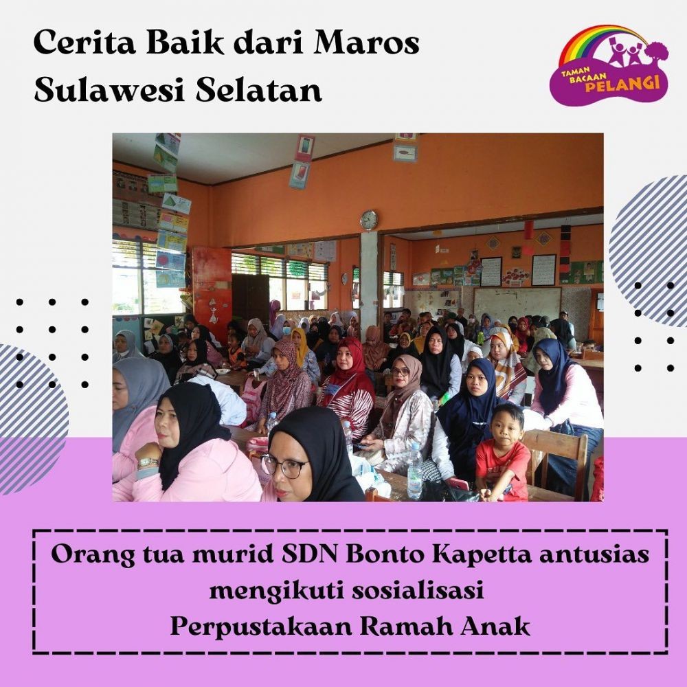 Taman Bacaan Pelangi Dirikan Green Library Pertama di Maros