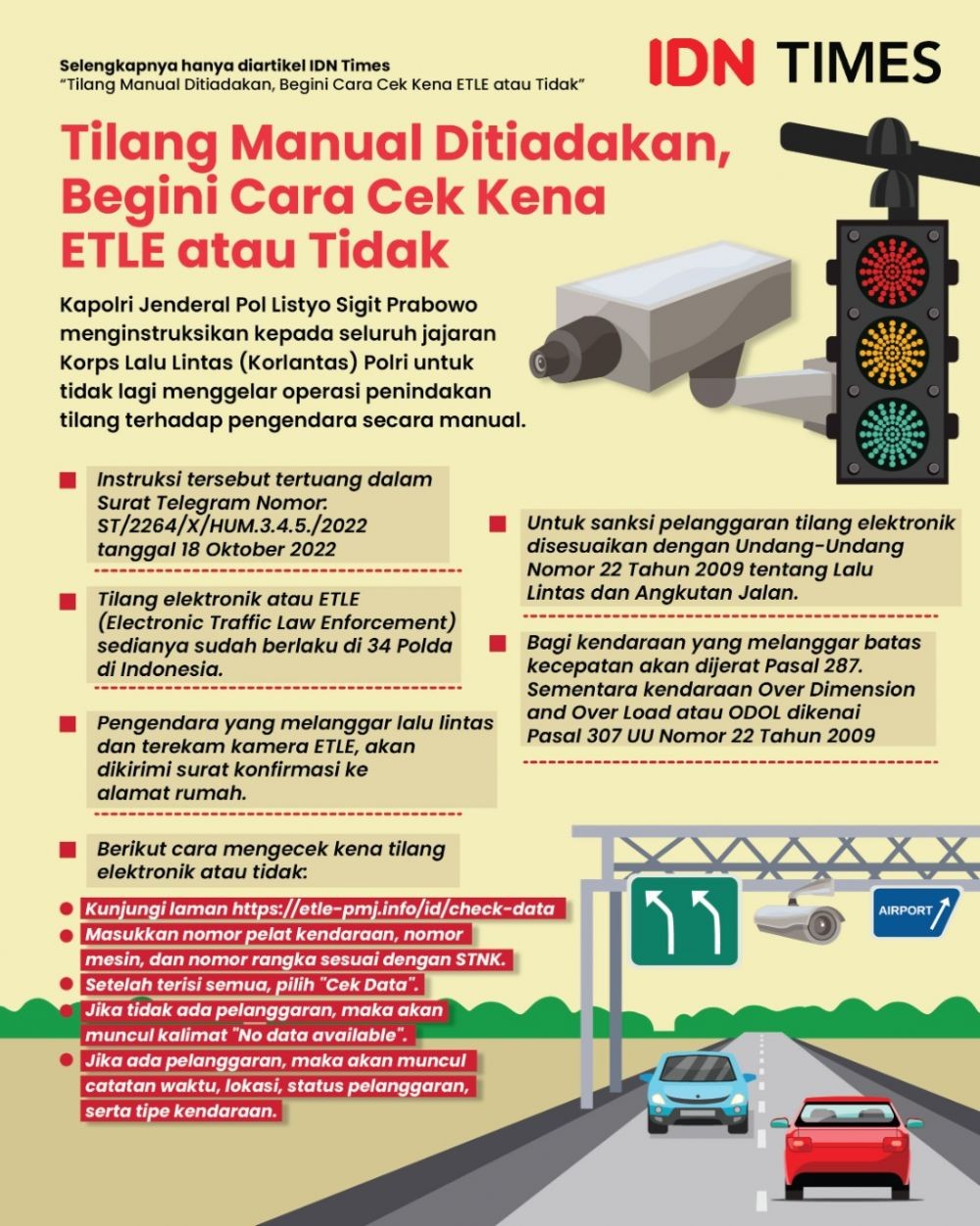 Tilang Manual Ditiadakan, Begini Cara Cek Kena ETLE