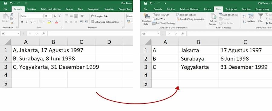 Cara Merapikan Tabel Di Excel Secara Otomatis Youtube Riset