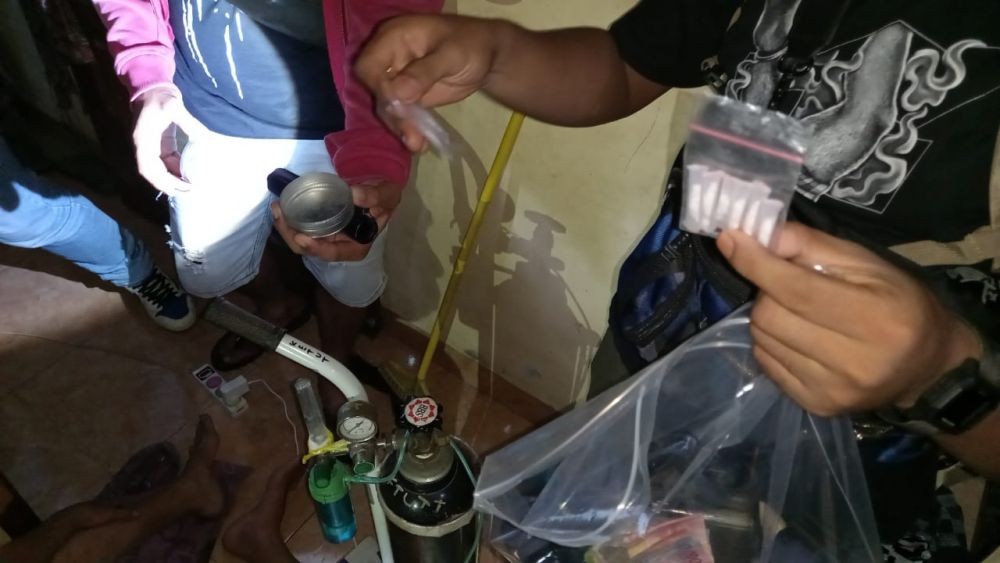 Kelabui Polisi, Pria di Mataram Sembunyikan Sabu di Tabung Oksigen  