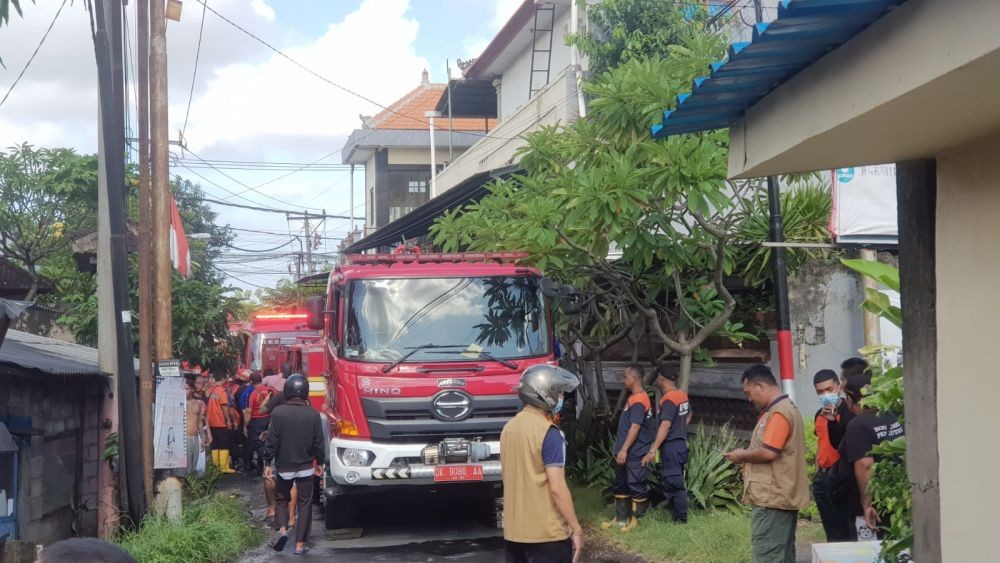 Satu Keluarga di Denpasar Luka Bakar, Korban Gas Bocor di Bengkel Cat  