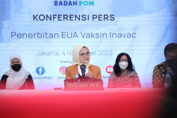 BPOM Terbitkan EUA Vaksin Inavac Buatan Anak Bangsa