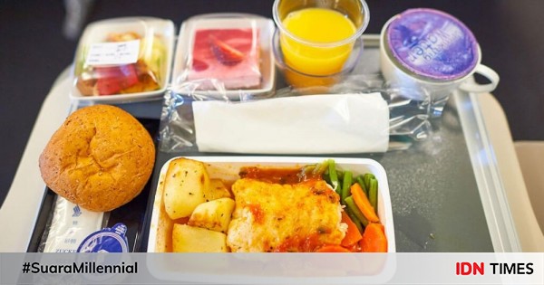 begini cara memasak makanan di pesawat agar tetap... Tips Makan Nyaman dan Nikmat di Pesawat