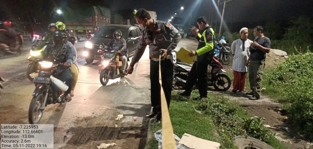 2 Laka Maut dalam Sehari di Jalan Osowilangun Surabaya