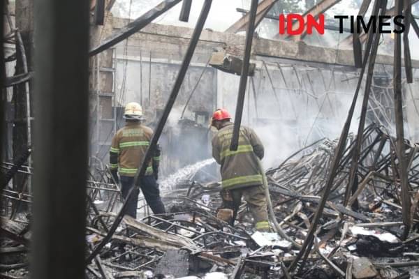 Kronologi Terbakarnya Kantor Bappelitbang Bandung