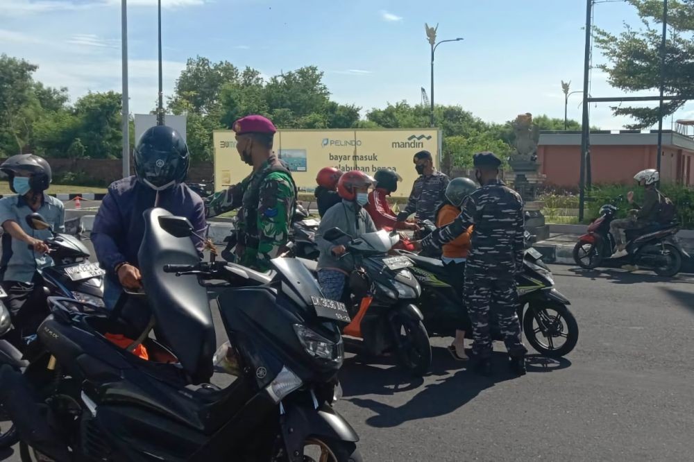 TNI AL Sebar Pasukan Hingga Bandara Ngurah Rai