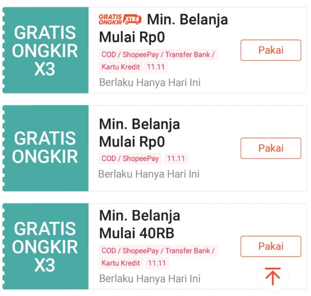 Cara Mendapatkan Voucher Gratis Ongkir Shopee Pasti Untung 1418