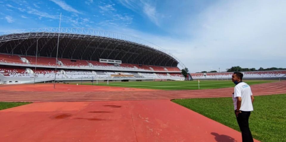 Kementerian PUPR Inspeksi Aspek Keselamatan Stadion Jakabaring