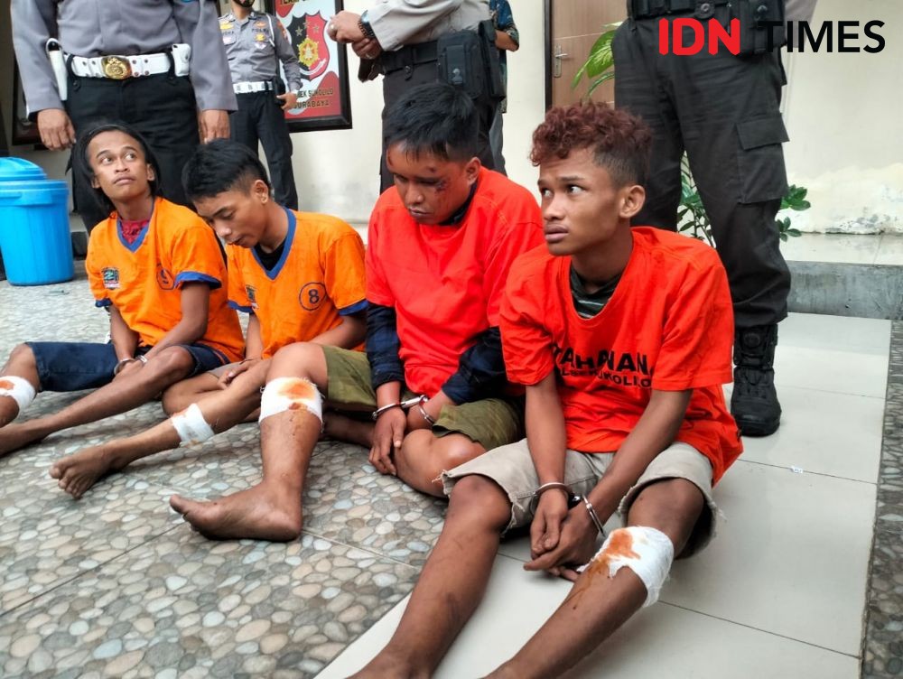 Lagi, 4 Orang Bandit Curanmor Surabaya Didor Polisi