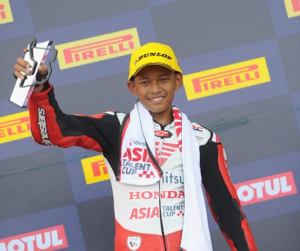 Hasil ARRC Thailand 2023, Pembalap Honda Kumandangkan Indonesia Raya