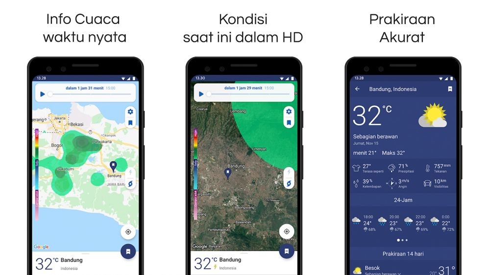 7 Aplikasi Cuaca Terbaik Di Android, Akurat!