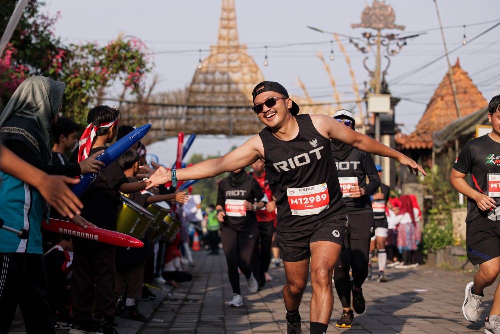 4.552 Pelari Pesta di Borobudur Marathon, Bangkitkan Wisata Olahraga