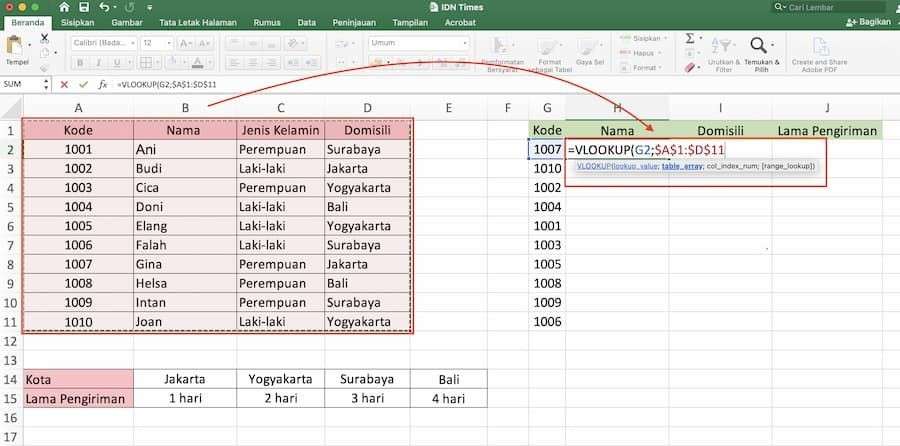 10 Rumus Dasar Excel Untuk Admin Yang Harus Dikuasai