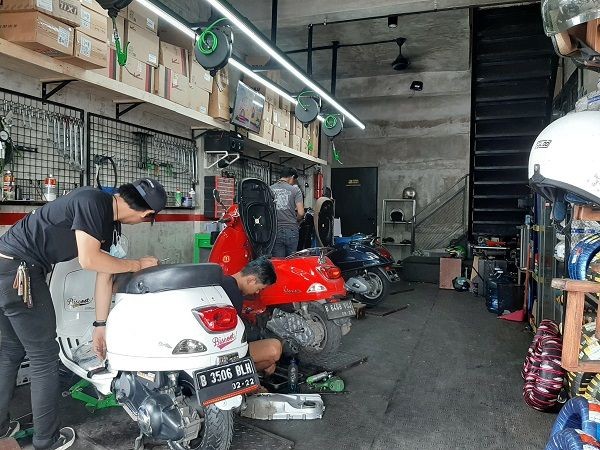 11 Bengkel Vespa Matic Di Jabodetabek Yang Terpercaya