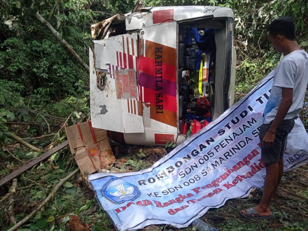 Jumlah Korban Kecelakaan Bus Atlet Taekwondo di PPU Bertambah 