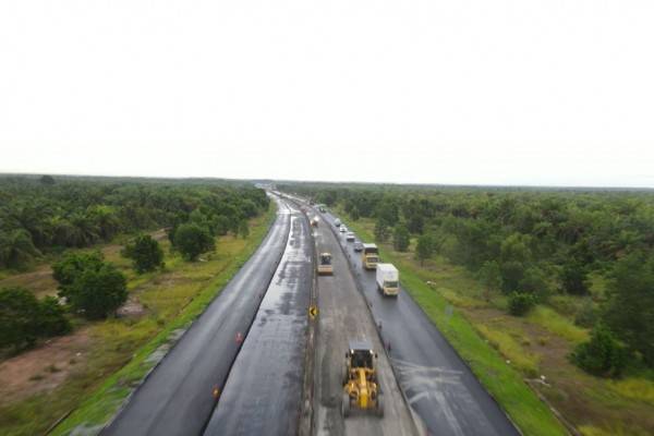 Ruas Tol Sumatra Terpeka Diperbaiki Jelang Nataru