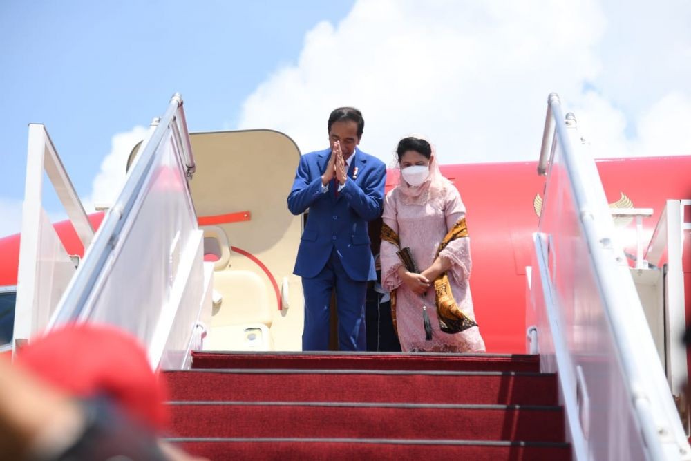 Mahasiswa Unismuh Makassar Tolak Kedatangan Presiden Jokowi di Sulsel