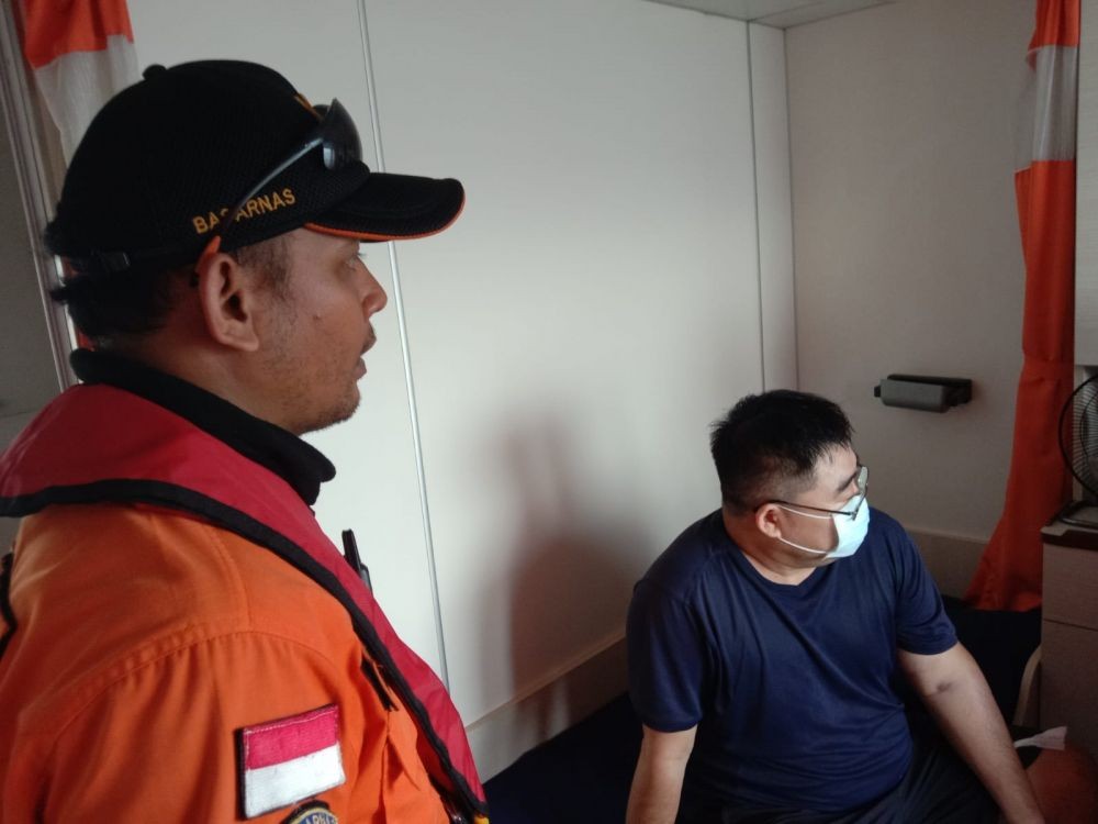 Tim SAR Evakuasi WNA Tiongkok dari Perairan Laut Makassar