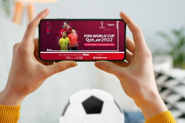 Telkomsel dan Vidio Usung Paket Berlangganan Nonton Piala Dunia