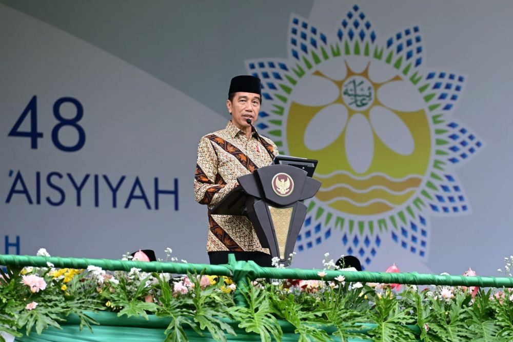 Muktamar Muhammadiyah, Jokowi: Indonesia Bisa Jadi Titik Terang Dunia