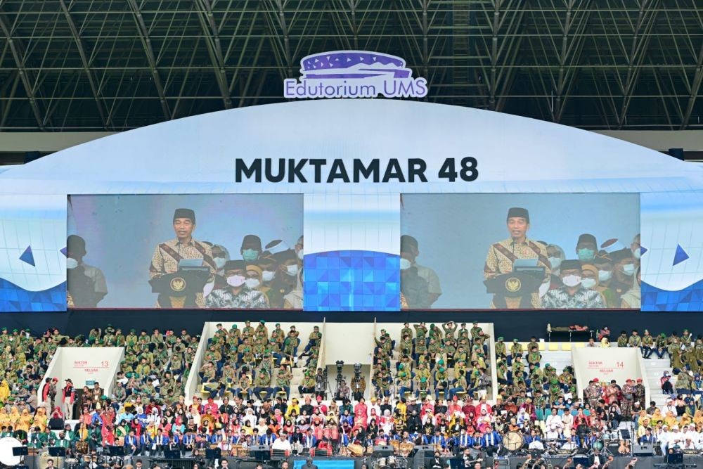 Potret Meriahnya Pembukaan Muktamar Muhammdiyah dan Aisyiyah di Solo